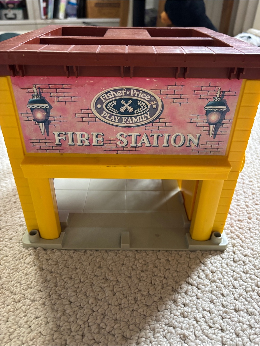 Vintage Fisher-Price Play Family Fire Station